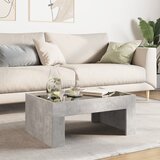  Stolić s beskonačnim LED siva boja betona 70x50x30 cm | shoptok.hr