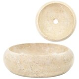  Umivaonik 40 x 12 cm mramorni krem | shoptok.hr