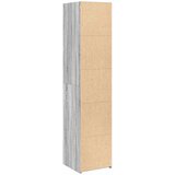  Visoka komoda siva boja hrasta 40x41x185 cm konstruirano drvo | shoptok.hr