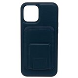  Maska za telefon LEATHER MAGSAFE WALLET za Iphone 12 Pro, Tamnoplava | Eponuda.com
