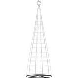 vidaXL Osvetljena novoletna jelka stožec 550 LED modra 304 cm | Shoptok.si