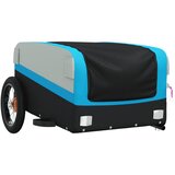 Prikolica za bicikl crno-plava 30 kg željezna | shoptok.hr