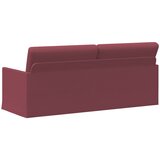 SOFA za 3 osobe Vinska crvena 190 x 81 x 82 cm Tkanina Slike