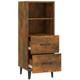  Komoda boja dimljenog hrasta 34,5x34x90 cm konstruirano drvo | shoptok.hr
