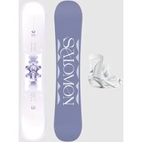 Salomon Lotus+Spell White S 2026 Snowboard komplet pattern | Shoptok.si
