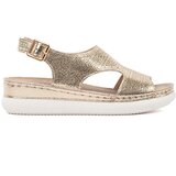 GOODIN Golden sandals on a light platform Cijene