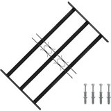  Rešetka za prozor Crna 75.5 x 45 cm Čelik s prahom premazan | shoptok.hr