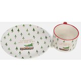 Sinsay Šalica i tanjurić s božićnim motivom | shoptok.hr