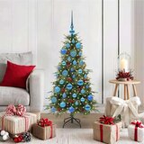 vidaXL Umetno Zložljivo Božično Drevo Zelena 120 cm PE in PVC | Shoptok.si