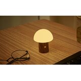 Gingko LED namizna svetilka v beli in temni naravni barvi (višina 7 cm) Alice Mushroom – | Shoptok.si