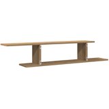  Zidna TV polica boja hrasta 125 x 18 x 23 cm konstruirano drvo | shoptok.hr