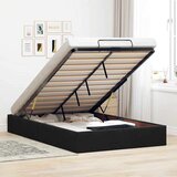 vidaXL Otomanski posteljni okvir brez vzmetnice črn 120x190 cm žamet | Shoptok.si