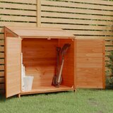  Vrtno spremište smeđe 102 x 52 x 112 cm od masivne jelovine | shoptok.hr