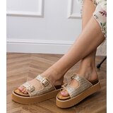 D/CEO Beige sandals with buckles on straps Orinos | ePonuda.com