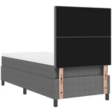  LED Box Spring Krevet Svijetlo siva i bijela. 90 x 190 cm | shoptok.hr
