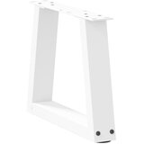  Noge za klub stolić V-oblika 2 kom Bijele 40 x (30-31,3) cm Čelik | shoptok.hr