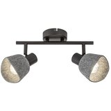 Rabalux plafonska spot lampa Farelia, 2xE14, Siva | Eponuda.com