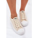Lee Cooper Women's Sneakers On A Platform Beige | Shoptok.si