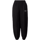 Nike Sportswear Hlače siva / črna / bela