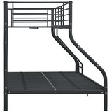  Okvir za krevet na kat crni metalni 140 x 200 / 90 x 200 cm | Eponuda.com