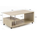 MID.YOU klubska miza Wl5.735, hrast | Shoptok.si