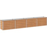  Povišeni vrtni krevet Drvena smeđa 320 x 40 x 55 cm | shoptok.hr