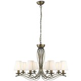 Searchlight Andretti Lestenec z 8 lučmi in več kraki, antična medeninasta obdelava, E14, (22101255) | Shoptok.si