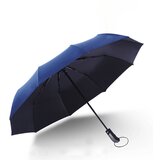 INF Samodejni zložljivi dežnik - 10 reber, črno lepilo NavyBlue, (5000214705) | Shoptok.si