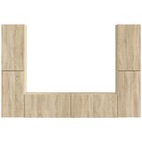  Set TV komoda 6 pcs Sonoma hrast Konstruirano drvo | shoptok.hr