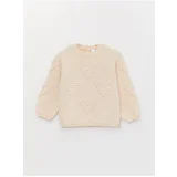 LC Waikiki Crew Neck Long Sleeve Baby Girl Knitwear Sweater