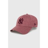 New Era Kapa sa šiltom boja: bordo, melanž, NEW YORK YANKEES Cijene