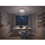  LED kristalna stropna svetiljka MURU LED/24W/230V prečnik 40 cm sjajni hrom + daljinski upravljač | Eponuda.com