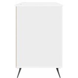  Stol Bijela visokog sjaja 142,5 x 50 x 75 cm Konstruirano drvo | shoptok.hr