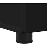 vidaXL Set namještaja za kupaonicu Zidne 3 pcs Crna 61 x 35 x 64 cm | shoptok.hr