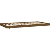  Posteljni okvir medeno rjav 90x200 cm trdna borovina, (20739272) | Shoptok.si