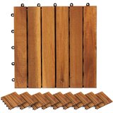  Pločice za decking 30 pcs Smeđa 30 x 30 cm Acacijsko drvo | shoptok.hr