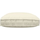 vidaXL zunanja blazina Kremna Poliester 120 x 12 x 80 cm | Shoptok.si