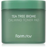Farmstay Tea Tree Biome tonizirajoče blazinice za pomiritev kože 140 ml