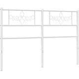 vidaXL Kovinsko vzglavje belo 140 cm, (21048498) Cene