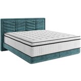 CARRYHOME postelja boxspring 160 cm x 200 cm , tekstil modra Cene
