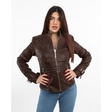 La Force Fashion Mario Zenetti ženska kožna jakna Alba - Braon | Eponuda.com