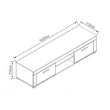 MID.YOU Nizka Omarica Usilo Xl, Antracit, Barva Hrasta | Shoptok.si