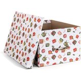 Bigso Dekorativna kartonasta škatla za shranjevanje s pokrovom 37x50x15 cm Engla Christmas Storage – | Shoptok.si