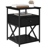  Noćni ormar 2 pcs Crni hrast 40 x 42 x 55 cm Konstruirano drvo | shoptok.hr