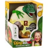 Jaje s dinosaurima za bojanje DIY sa kistovima i bojama - zelena | shoptok.hr
