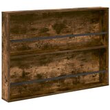  Polica za časopise Zidne 2 pcs Dimljeni hrast 100 x 12 x 70 cm | shoptok.hr