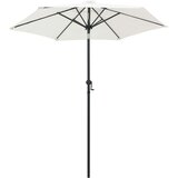  Suncobran pješčano bijeli 200 x 224 cm aluminijski | shoptok.hr