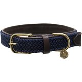 Kentucky Dogwear Pletena najlonska ovratnica mornarice - M (45 cm) Cene