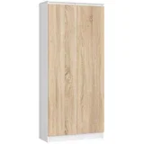 ZAPRTI KABINET R80 2D 8P CLP BELO / SONOMA, (21714280)