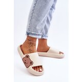 Kesi Women's light foam slippers Bear Motif Beige Parisso | shoptok.hr